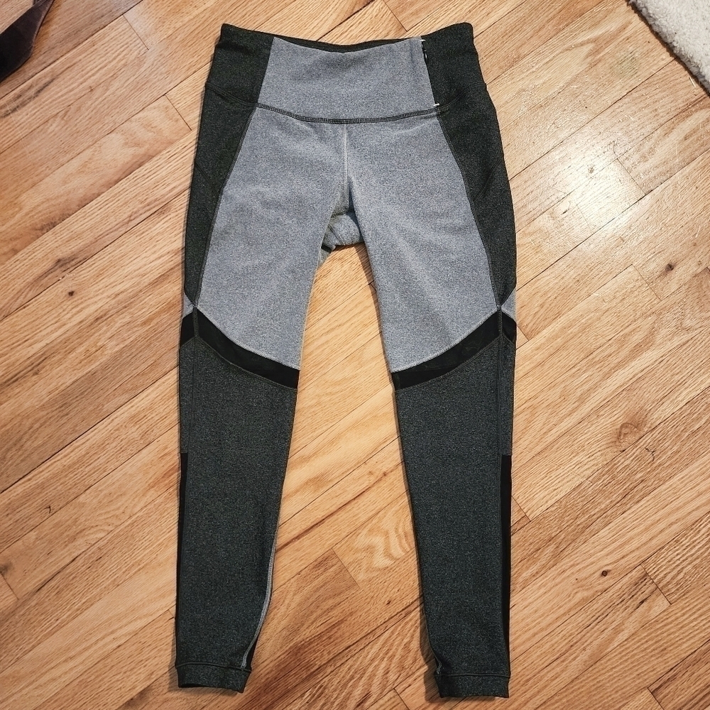 Calia By Carrie Underwood Leggings Grey Mesh Full Length Women's Small S Yoga